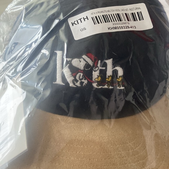 LIMITED RELEASE! SOLD OUT! Kith for Peanuts Melton Wool Cap - Picture 7 of 9